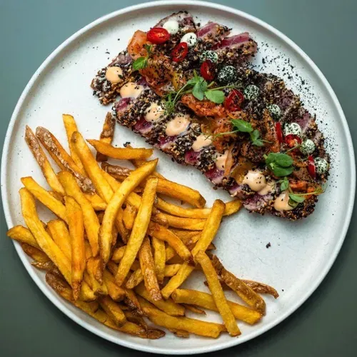 Steak de ton & Fries 